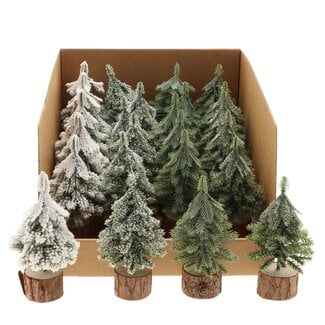 4A Kerst Deco boom d08*14cm