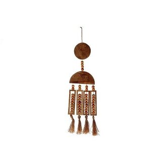 HBXD Beaded hanger “Manaka” | Colour: Brown | Christmas decoration | Length 25 centimetres | Width 1 centimetre | Height 90 centimetres | Per 2 hangers