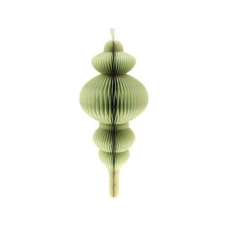 HBXD Suspension de Noël « Jolly Foldy » | Couleur : Vert | Décoration de Noël | Longueur 70 centimètres | Hauteur 70 centimètres | Diamètre 30 centimètres | Par suspension