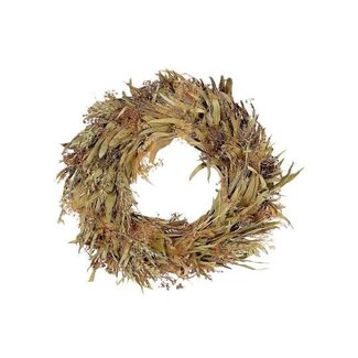 HBXD Couronne « Récolte séchée » | Couleur : Marron | Décoration de Noël | Diamètre 50 centimètres | Par couronne
