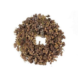 HBXD Krans “Richmond” | Kleur: Bruin | Kerstdecoratie | Diameter 35 centimeter | Per krans