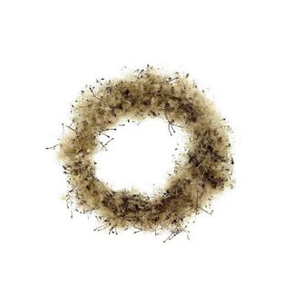 HBXD Wreath “Clematis” | Colour: Brown | Christmas decoration | Diameter 30 centimetres | Per wreath