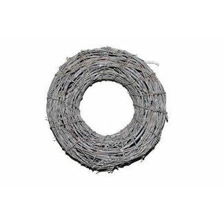 HBXD Krans “Marilia” | Kleur: Lichtgrijs | Kerstdecoratie | Diameter 50 centimeter | Per krans