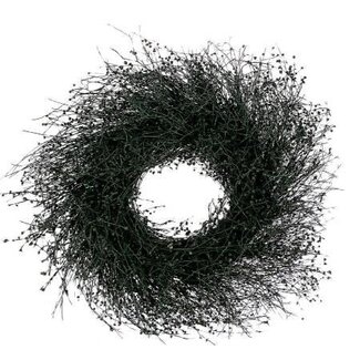 HBXD Krans “Wild Gyps” | Kleur: Donkergroen | Kerstdecoratie | Diameter 40 centimeter | Per krans