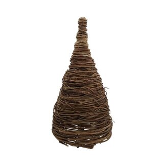 HBXD Dekokegel „Zirkulär“ | Farbe: Braun | Weihnachtsdekoration | Höhe 120 Zentimeter | Durchmesser 60 Zentimeter | Pro Kegel