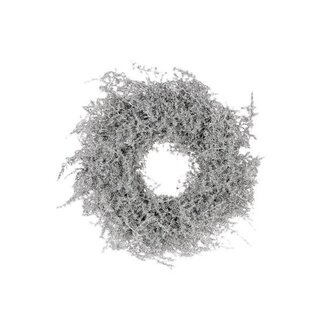 HBXD Wreath “Asparagus Glitter” | Colour: Silver | Christmas decoration | Diameter 30 centimetres | Per wreath