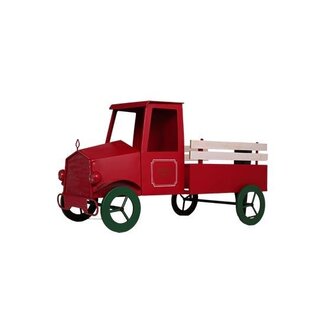 HBXD Voiture de Noël | Couleur : Vert Rouge | Décoration de Noël | Longueur 101 centimètres | Largeur 56 centimètres | Hauteur 63 centimètres | Par voiture