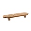 Teakhouten Tafel "Yogya” | Kleur: Bruin | Woondecoratie | Lengte 75 centimeter | Breedte 20 centimeter | Hoogte 10 centimeter | Per 2 tafels