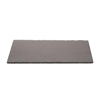 HBXD “Slate” Board | Colour: Black | Home decor | Length 45 centimetres | Width 30 centimetres | Height 1 centimetre | Diameter 19 centimetres | Per 2 boards