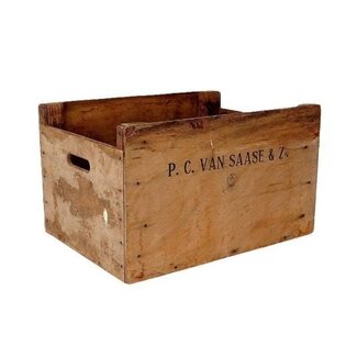 HBXD Caisse en bois “Antha” | Couleur: Marron | Décoration intérieure | Longueur 48 centimètres | Largeur 43 centimètres | Hauteur 28 centimètres | Par caisse