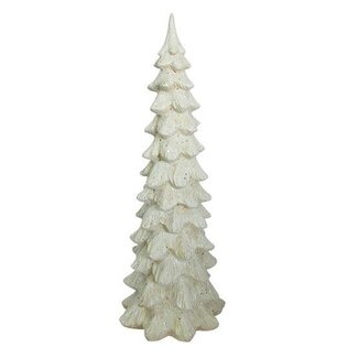 HBXD Decoratie Kerstboom “Arden” | Kleur: Naturel Wit | Kerstdecoratie | Lengte 30 centimeter | Breedte 30 centimeter | Hoogte 82 centimeter | Per kerstboom