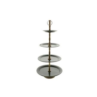 HBXD 4-tier stand "Morana” | Colour: Dark green | Height 61 centimetres | Diameter 29.5 centimetres | Per stand
