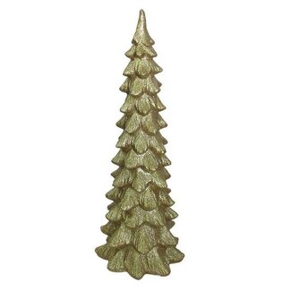 HBXD Sapin de Noël décoratif “Arden” | Couleur : champagne | Décoration de Noël | Longueur 30 centimètres | Largeur 30 centimètres | Hauteur 82 centimètres | Par sapin de Noël