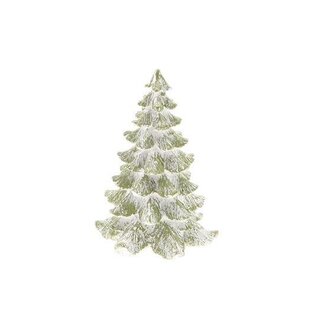 HBXD Decoratie Kerstboom  “Olsen” | Kleur: Light green | Kerstdecoratie | Hoogte 20 centimeter | Diameter 14 centimeter | Per 2 kerstbomen