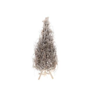 HBXD Dekorations-Weihnachtsbaum „Peak“ | Farbe: Grau | Weihnachtsdekoration | Höhe 150 Zentimeter | Durchmesser 48 Zentimeter | Je 2 Weihnachtsbäume