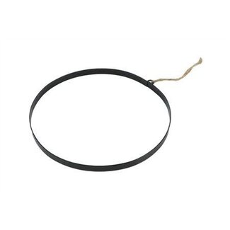 HBXD Support en anneau pour fleurs | Couleur : noir | Hauteur 35 centimètres | Diamètre 35 centimètres | Par 10 supports
