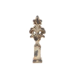 HBXD Decorative pillar “Versaille” | Colour: Brown | Home décor | Length 23 centimetres | Width 13 centimetres | Height 65 centimetres | Per 2 pillars