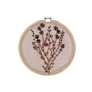 HBXD Flower hanger “Embroid” | Colour: Mixed colours | Home decoration | Diameter 22 centimetres | Per hanger