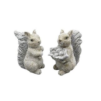 HBXD Hedgehog set of 2 “Blois” | Colour: Natural White | Christmas decoration | Length 12 centimetres | Width 7.5 centimetres | Height 12.5 centimetres | Per 2 sets
