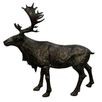 HBXD Eland “Elk” | Kleur: Bruin | Kerstdecoratie | Lengte 95 centimeter | Breedte 32 centimeter | Hoogte 90 centimeter | Per eland
