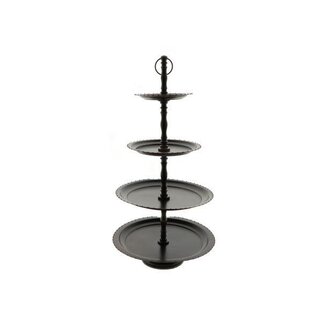 HBXD 4-tier stand "Morano” | Colour: Brown | Height 60 centimetres | Diameter 28.5 centimetres | Per stand