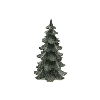 HBXD Christmas Tree Decoration “Olsen” | Colour: Dark Green | Christmas decoration | Height 27.5 centimetres | Diameter 15 centimetres | Per 2 Christmas trees