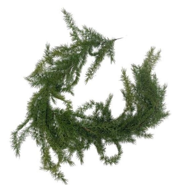 Girlande „Zeder“ | Farbe: Grün | Länge 205 Zentimeter | Pro Girlande