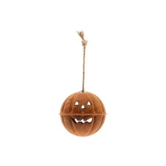 HBXD Belhanger Pompoen | Kleur: Bruin | Herfstdecoratie | Hoogte 8 centimeter | Diameter 8 centimeter | Per 21 hangers