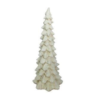 HBXD Decorative Christmas Tree “Arden” | Colour: Natural White | Christmas decoration | Length 26 centimetres | Width 25 centimetres | Height 59 centimetres | Per Christmas tree