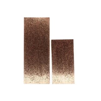 HBXD Tafel “Balari” | Kleur: Koper | Woondecoratie | Lengte 35 centimeter | Breedte 35 centimeter | Hoogte 90 centimeter | Set van 2 tafels | Per set