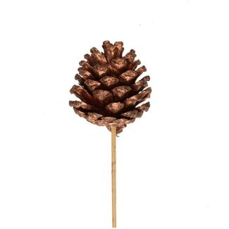 4A Kerst bijsteker 50cm Dennenappel 6cm