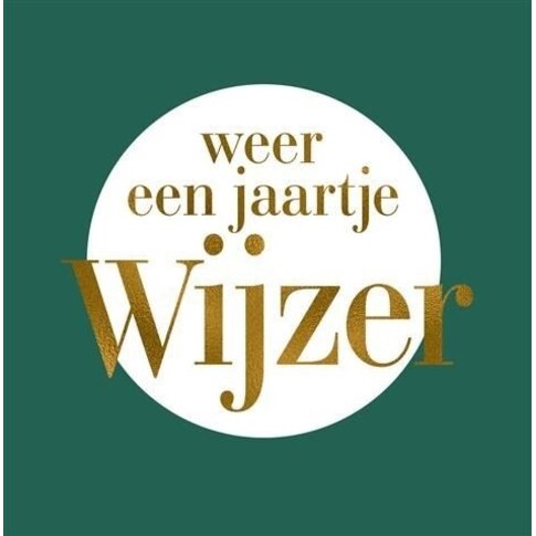 Weer een jaartje wijzer