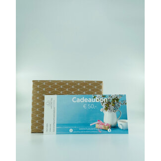 Cadeaubon t.w.v. 50 euro