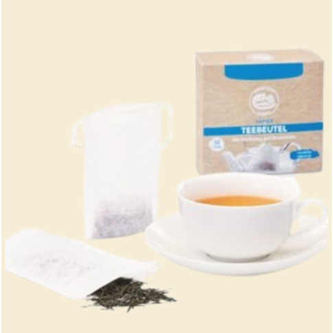 Papieren theezakjes voor losse thee (50 stuks)