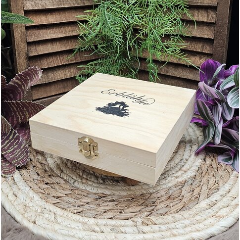 Creano Creano Theebloemenmix in houten kistje