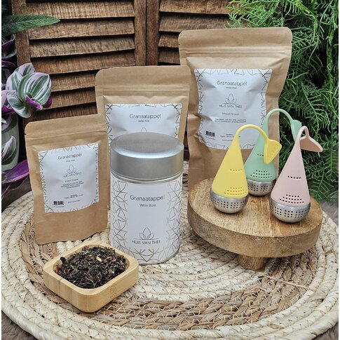 Witte thee - Granaatappel