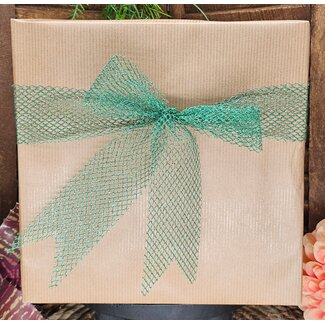 Inpakken met geschenkdoos - Luxe Kraft Groen