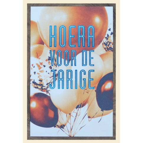 Hoera voor de jarige