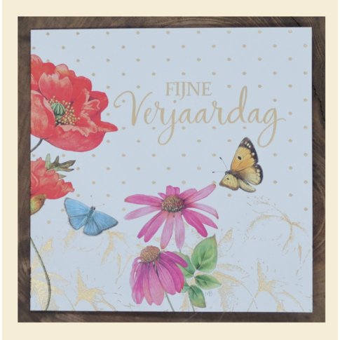 Fijne verjaardag vlinder