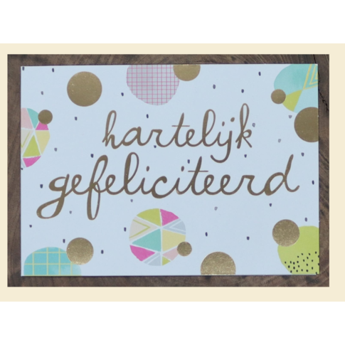 Hartelijk Gefeliciteerd - Stippen