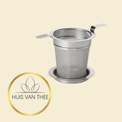 Theezeef RVS  met 2 oren
