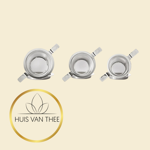 Theezeef RVS  met 2 oren