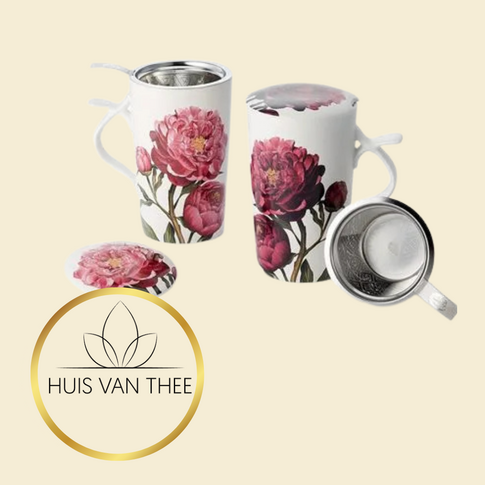 Saara Theemok luxe met filter - Pioen