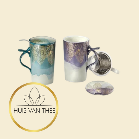 Theemok luxe met filter - Golden Leaf