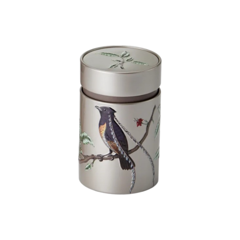 Theeblik Vogels Zilver