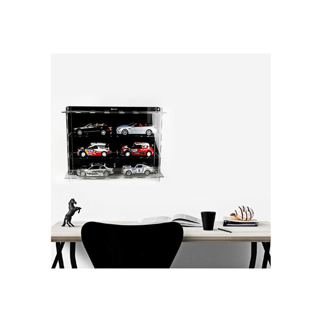 Vitrine voor 6 x 1:18 schaalmodel