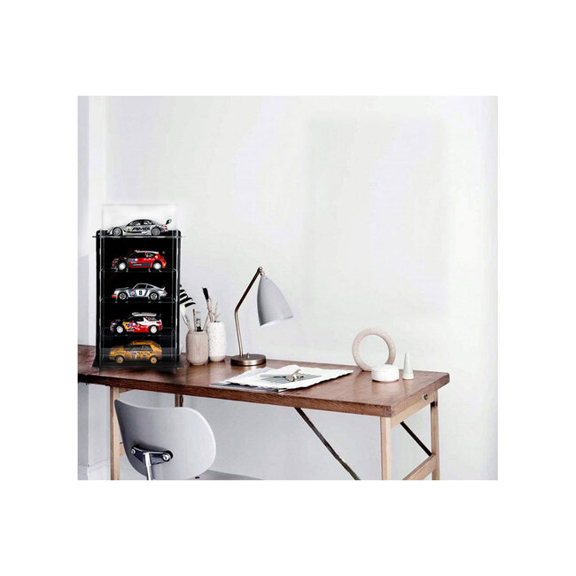 Vitrine voor 4 x 1:18 schaalmodel