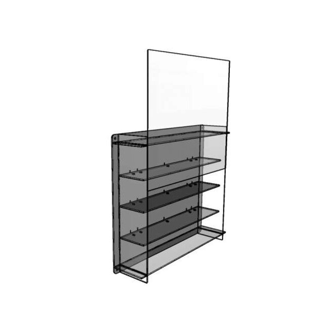 Atlantic Vitrine voor 8 x 1:18 schaalmodel