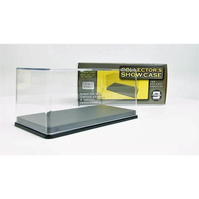 Vitrine d'exposition avec socle en plexiglas