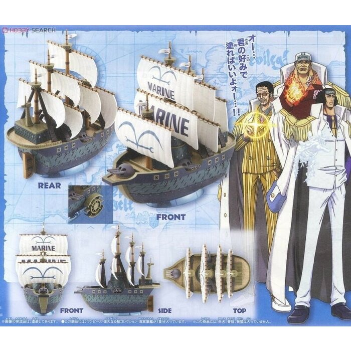 Bandai One Piece Marine Ship Model Kit- Grand Ship Collection